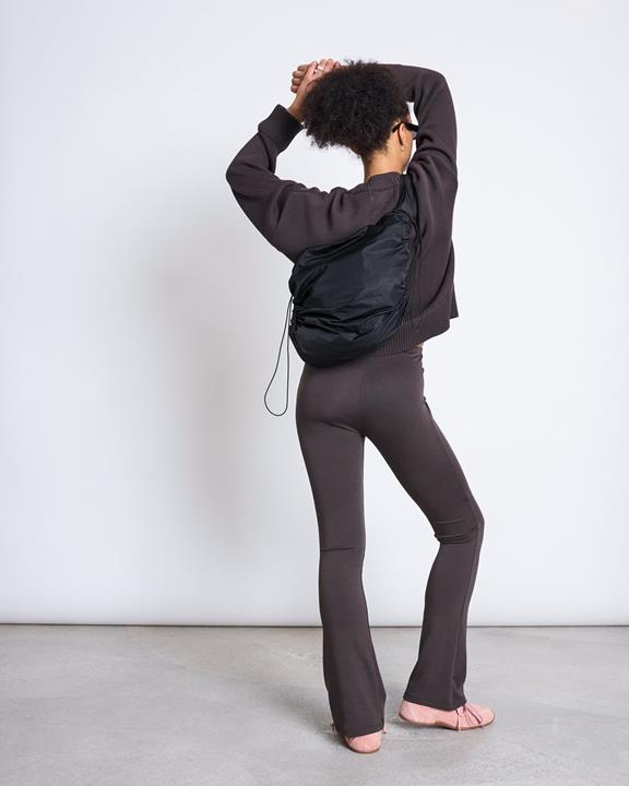 JAN 'N JUNE Leggings Met Wijde Pijpen, Modderbruin