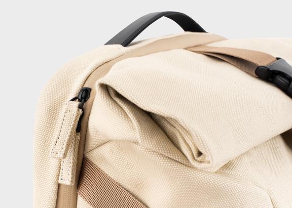 8000kicks Rugzak Nomad Rolltop Beige/Groen