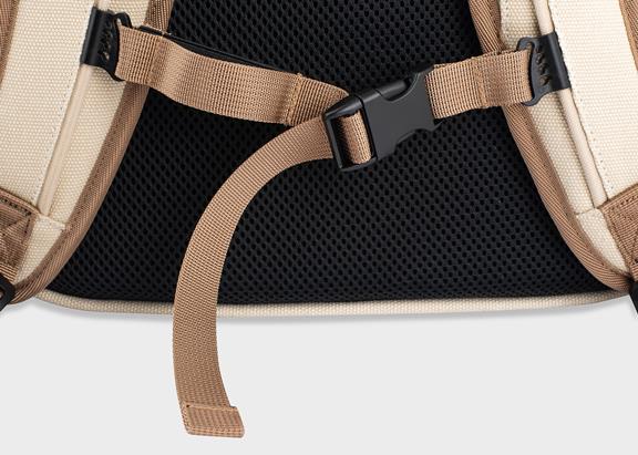 8000kicks Rugzak Nomad Rolltop Beige/Groen