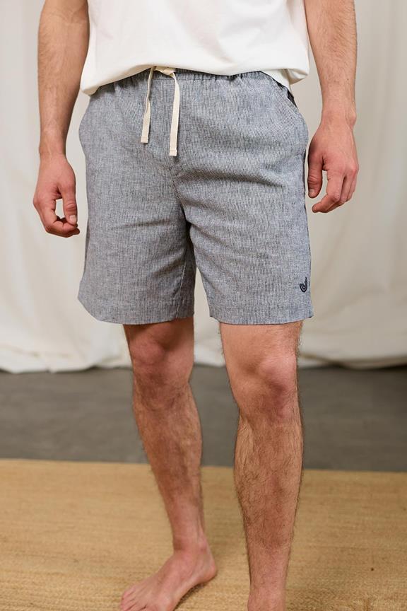 Shorts Liles Marineblau Gestreift