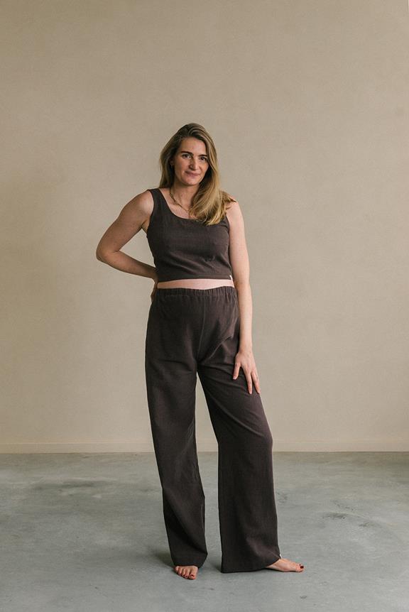 The View Yoga Pants Teya Maternity Brown