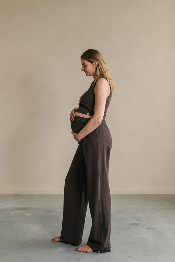 The View Yoga Pants Teya Maternity Brown