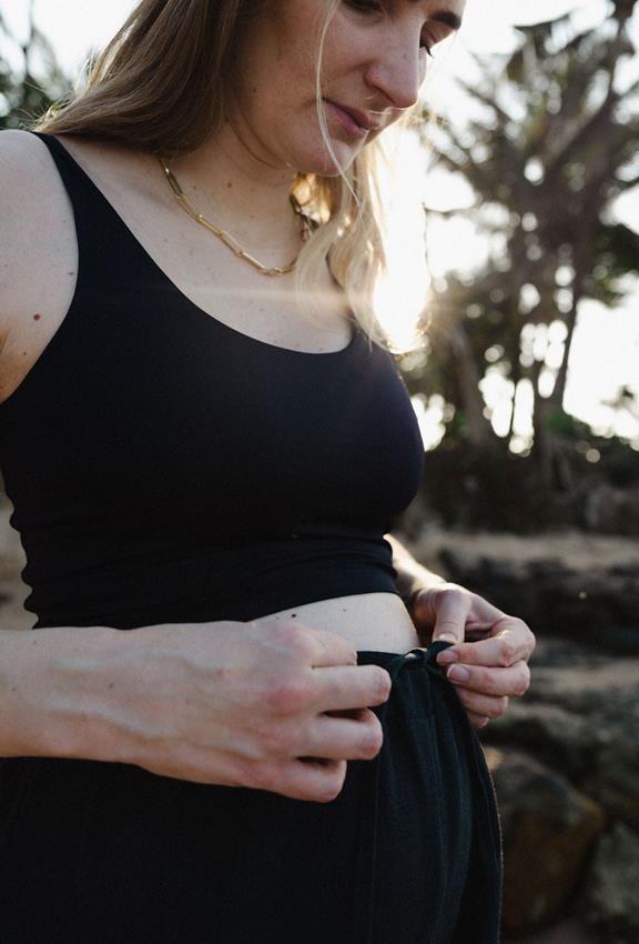 The View Yoga Pants Teya Maternity Brown