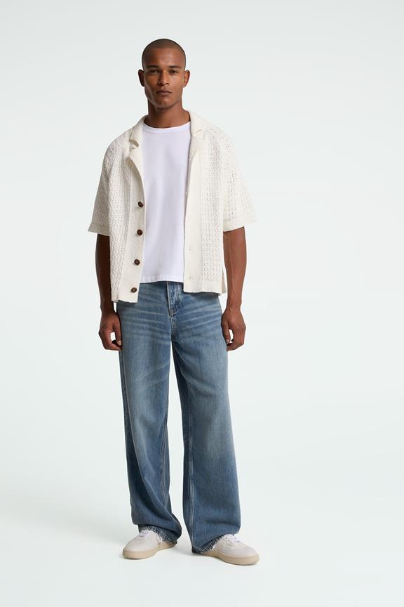 Kings of Indigo Cardigan Egino Wit