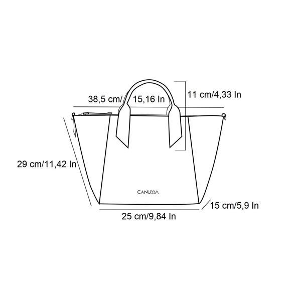 CANUSSA Tas Trotto Crossbody Wit