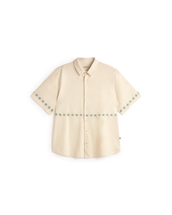 Thinking MU Shirt Tom Hand Embroidered Ecru