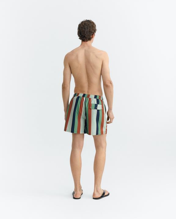 Thinking MU Shorts Swimwear Liu Multicolor Striped