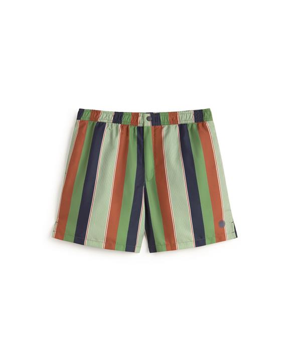 Thinking MU Shorts Swimwear Liu Multicolor Striped