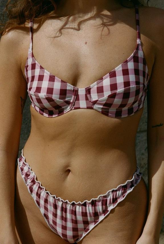 Nénés Bikinioberteil Mona Pink Vichy