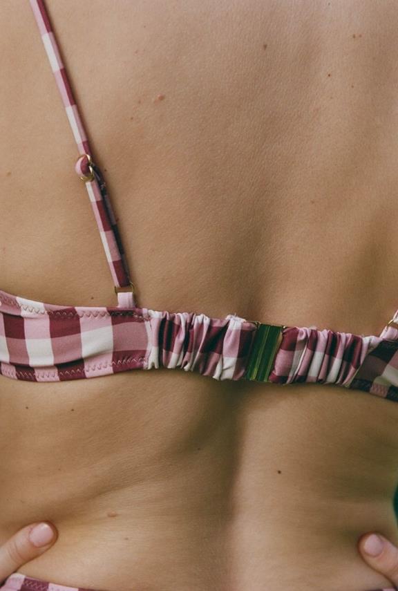Nénés Bikinioberteil Mona Pink Vichy