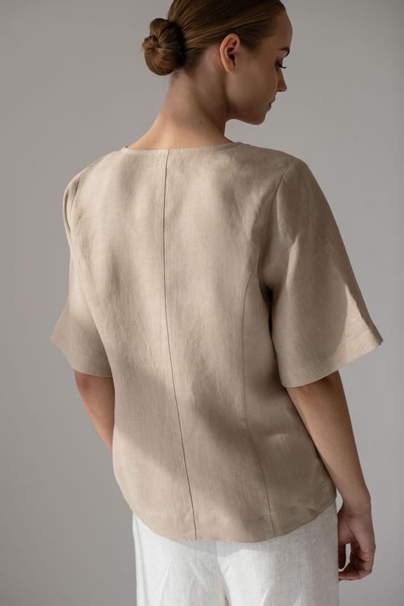 Amber Linen Wickeloberteil Aria Pale Sand
