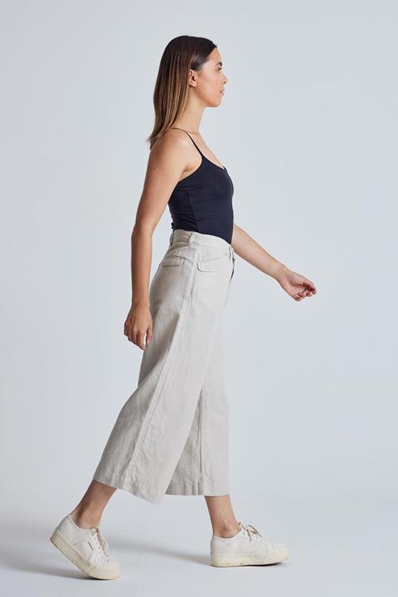 Flax and Loom Culotte Betty Natural