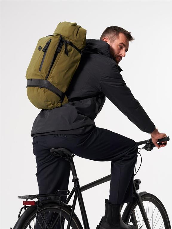 pinqponq Backpack Komut Medium Solid Olive