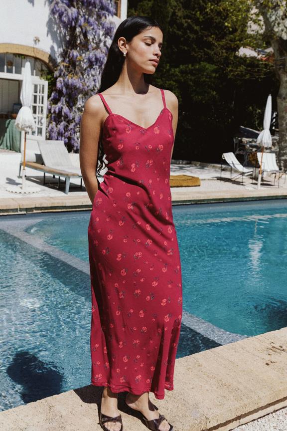 Avani Dress Jade Raspberry