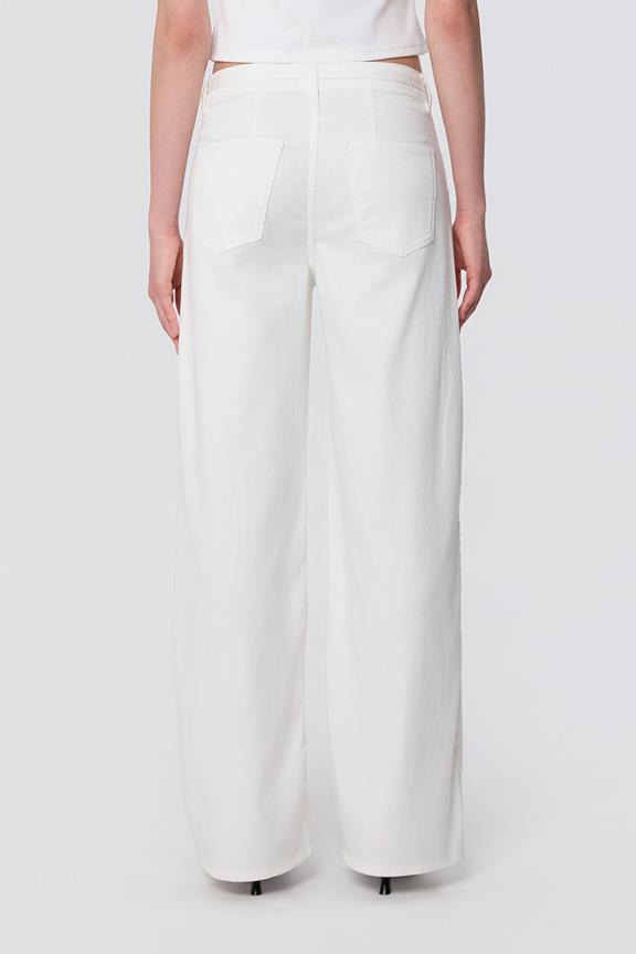 Dawn Jeans Blink Wide Cremefarben