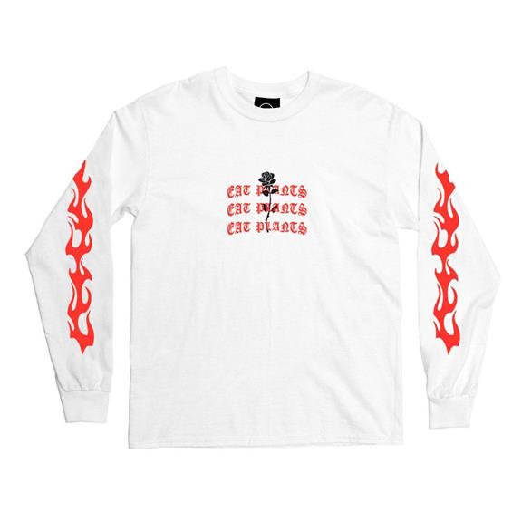 Plant Faced Clothing Eat Plants Goth Flames Long Sleeve