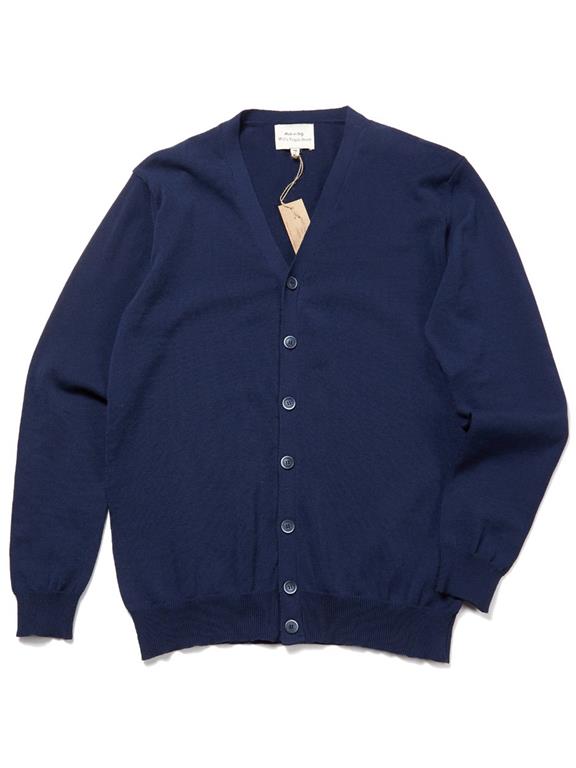 Will's Vegan Store Vest Recycled Donkerblauw