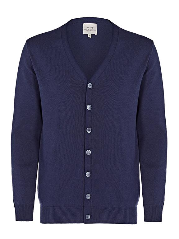 Will's Vegan Store Vest Recycled Donkerblauw