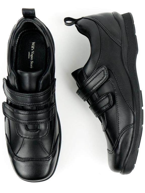 Will's Vegan Store Schoenen Klittenband Zwart