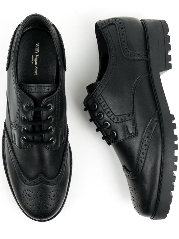 Will's Vegan Store Brogues Schwarz