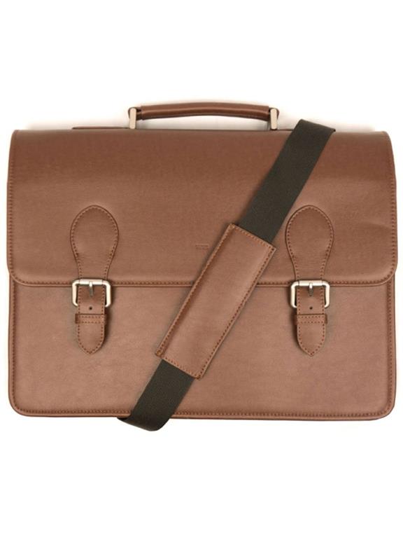 Will's Vegan Store Briefcase Classic Chestnut