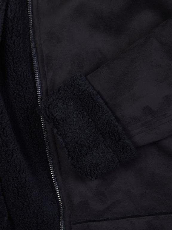 Will's Vegan Store Jack Vegan Shearling Aviator Zwart