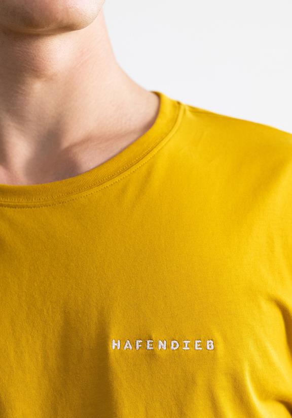 Hafendieb Logo Stick T-Shirt Mosterd
