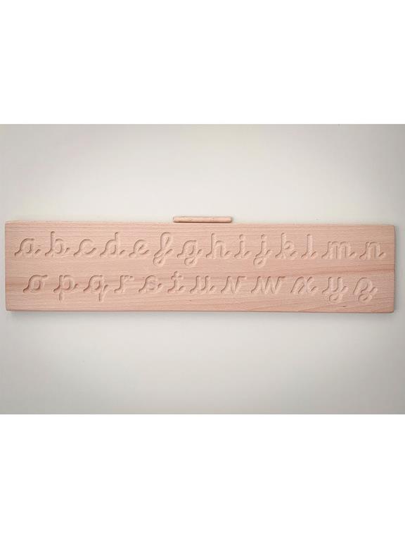 The Little Coach House Kursive Alphabettafel