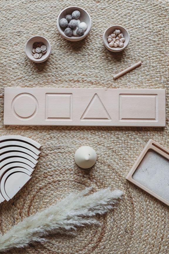 Shape Board Montessori-Lernressourcen