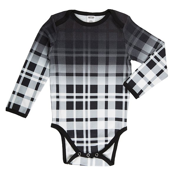 VATTER Romper Nic Zwart / Wit Faded Romper Nic Zwart / Wit Faded